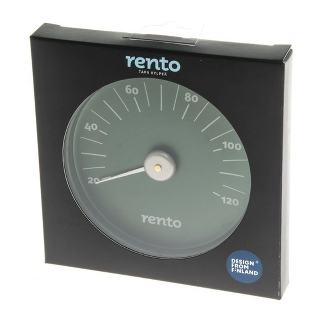 RENTO Teploměr do sauny kulatý - JUNIPER (tm.zelený) 2