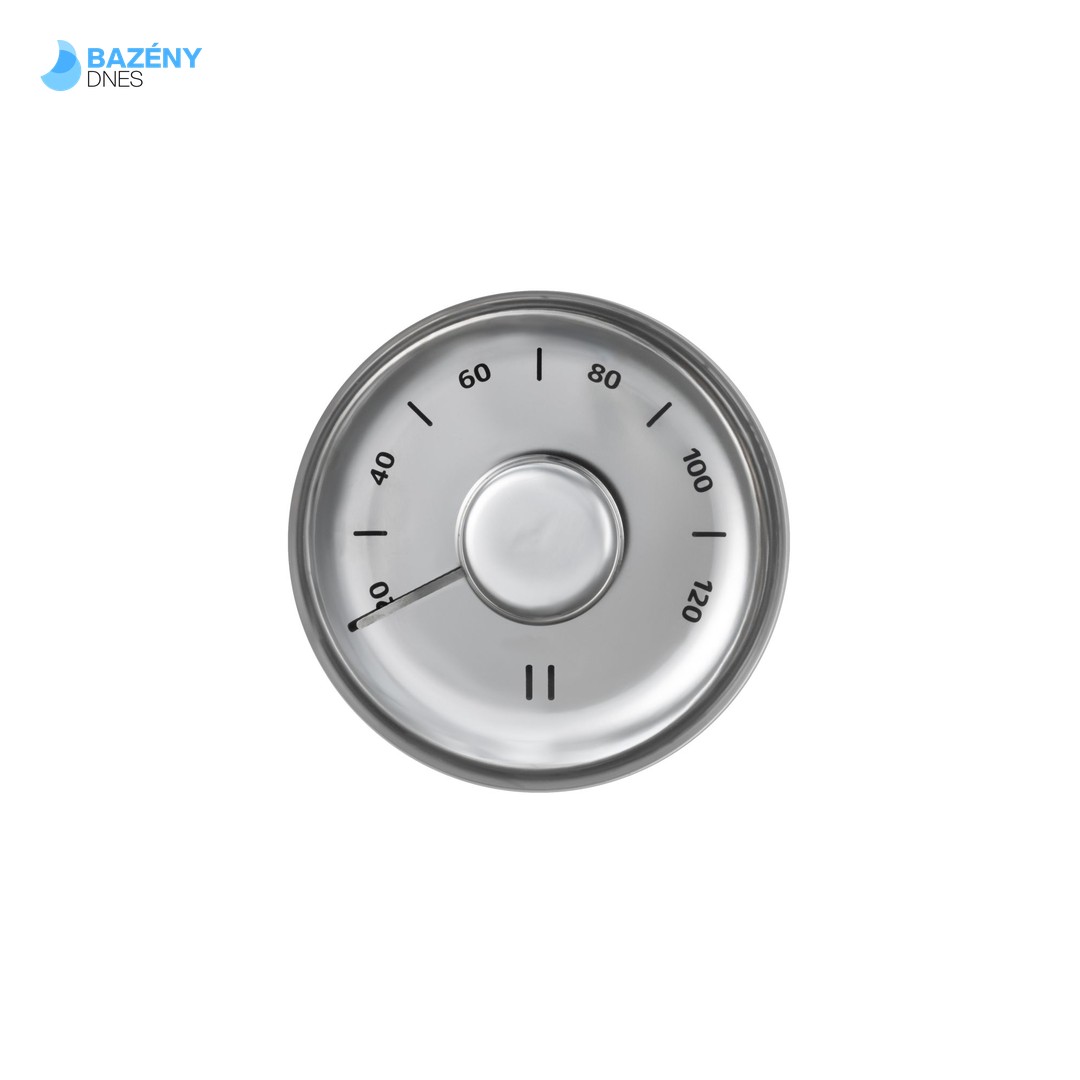 RENTO Teploměr do sauny kulatý - ocelový