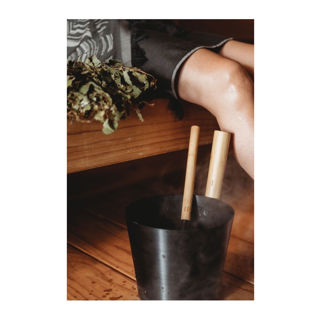 RENTO Saunový kbelík AL 5 l, černá 2