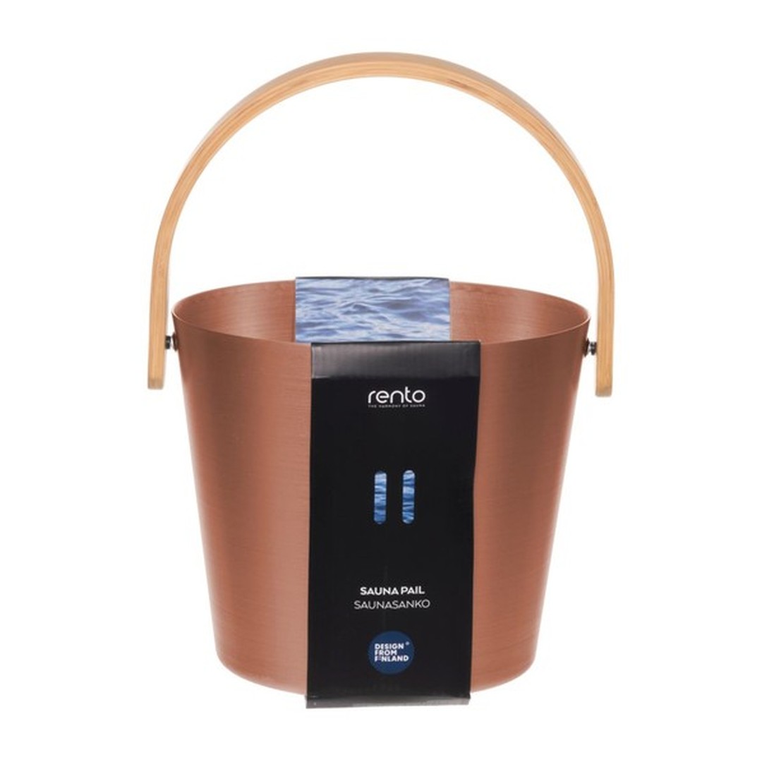 RENTO Saunové vědro hliníkové COPPER, 5l 2