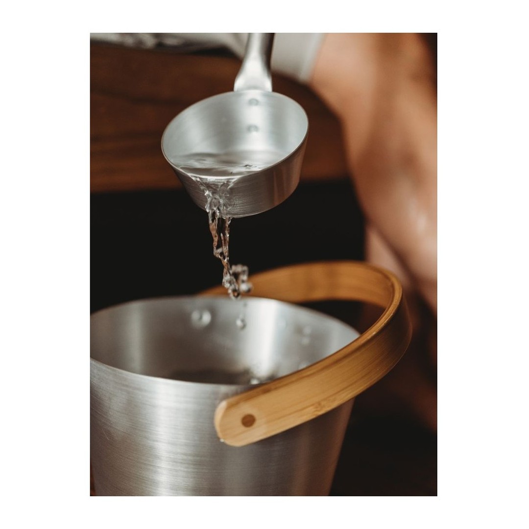 RENTO Saunové vědro hliníkové 5l - přírodní 2