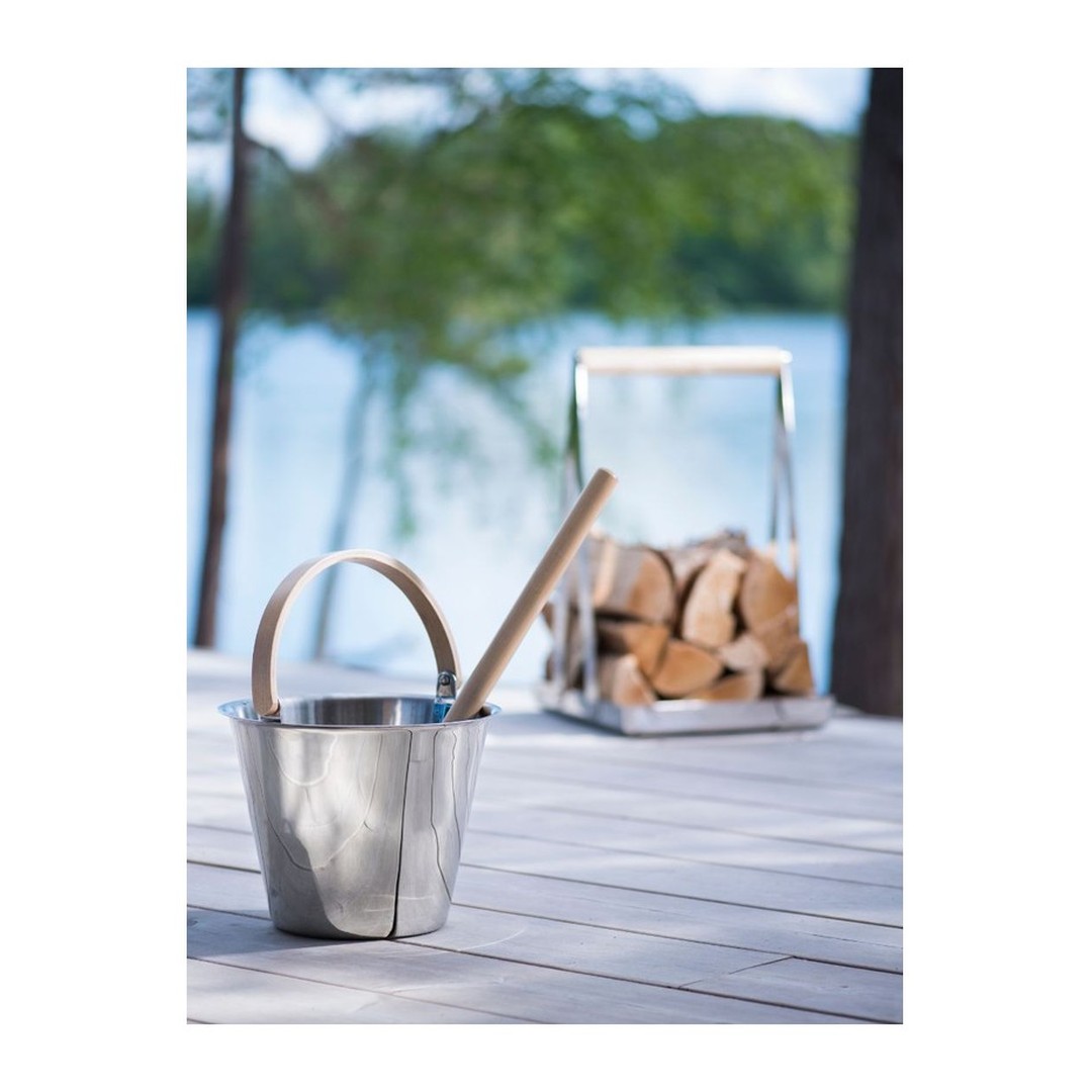 RENTO Saunové vědro hliníkové 5l - přírodní 3