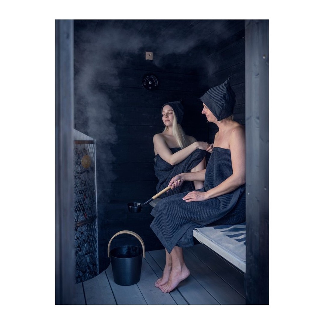 RENTO Saunové vědro hliníkové 5l - černé 2