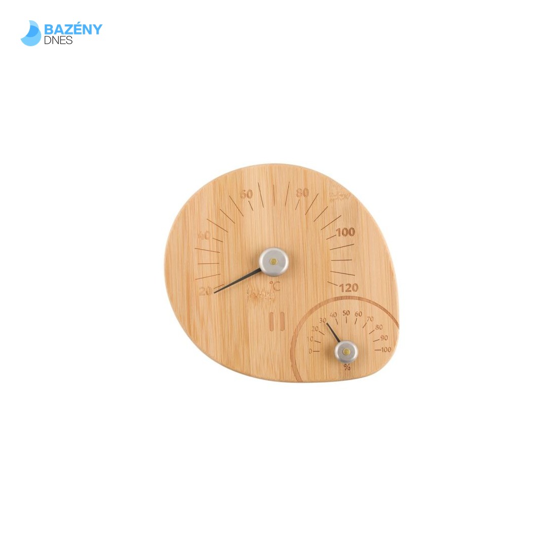 RENTO Teploměr a vlhkoměr AL - bambus