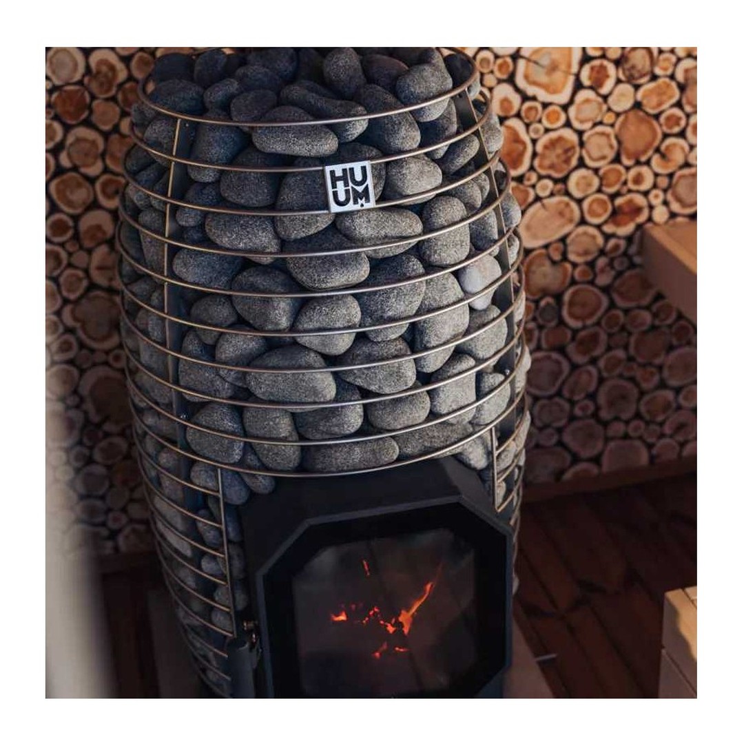 Saunová kamna HIVE FLOW Mini 9kW na tuhá paliva 4