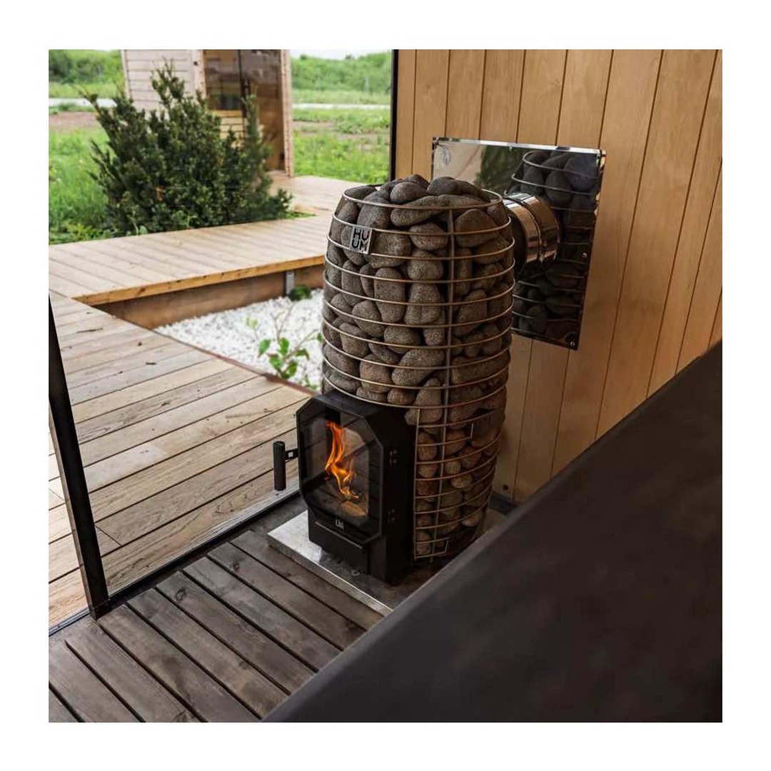 Saunová kamna HIVE FLOW Mini 9kW na tuhá paliva 5