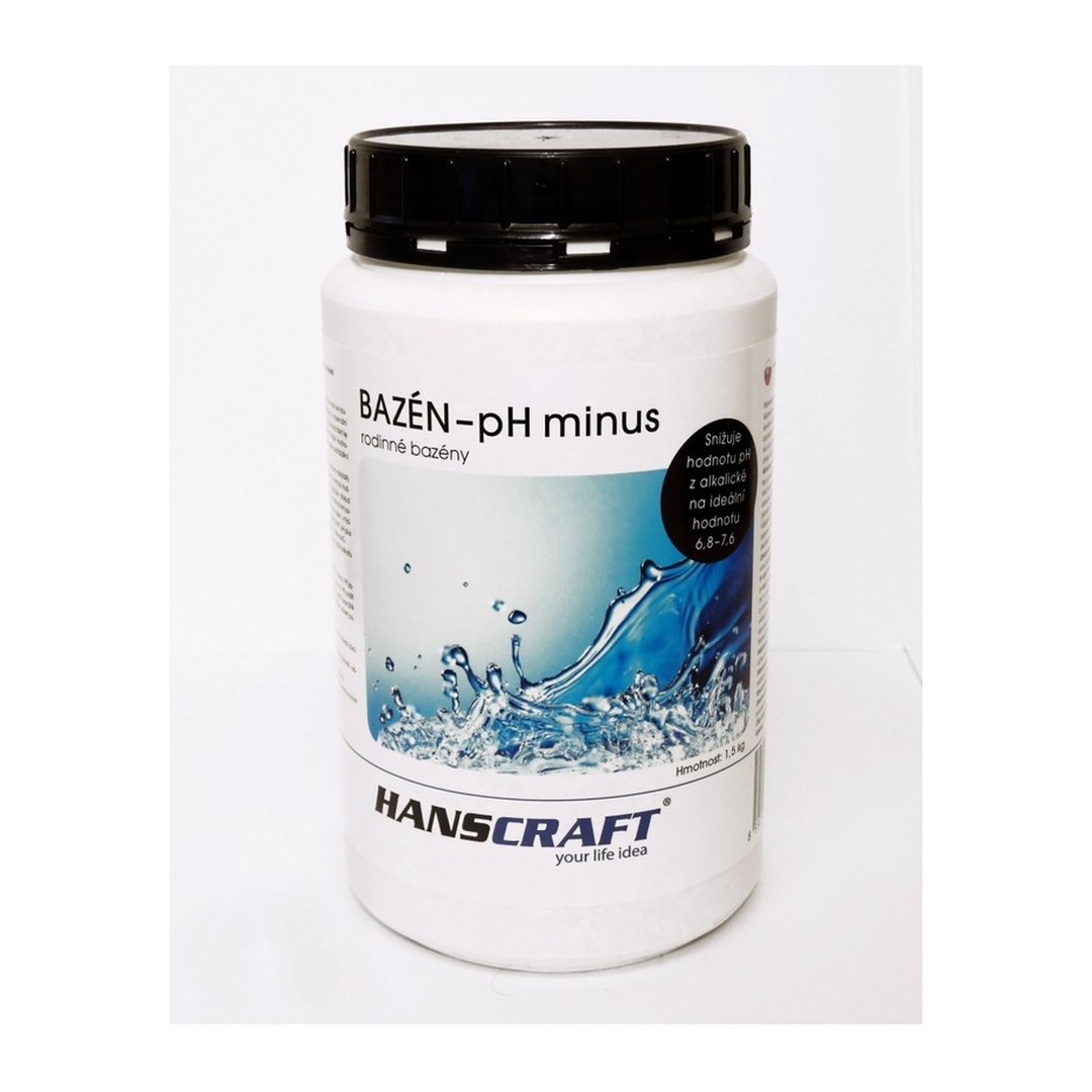 HANSCRAFT BAZÉN - pH minus - 1, 5 kg
