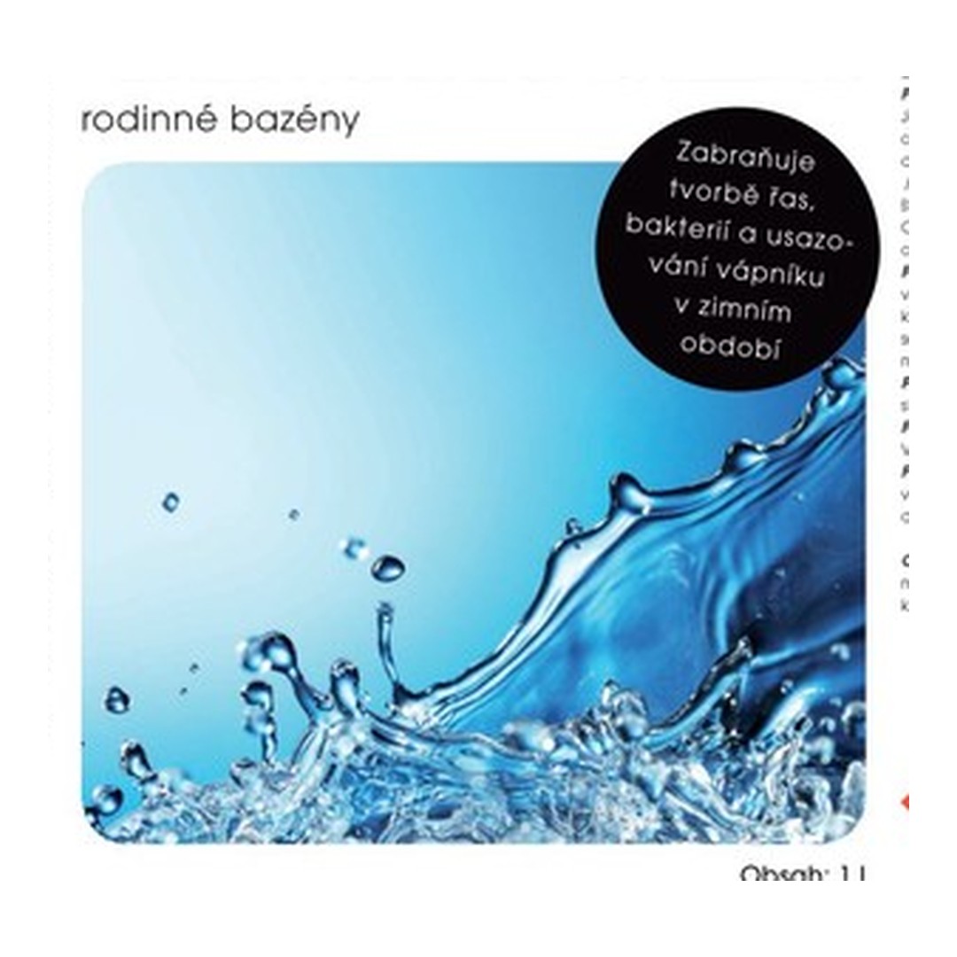 HANSCRAFT BAZÉN - ZAZIMOVÁNÍ BAZÉNU - 1 l 2