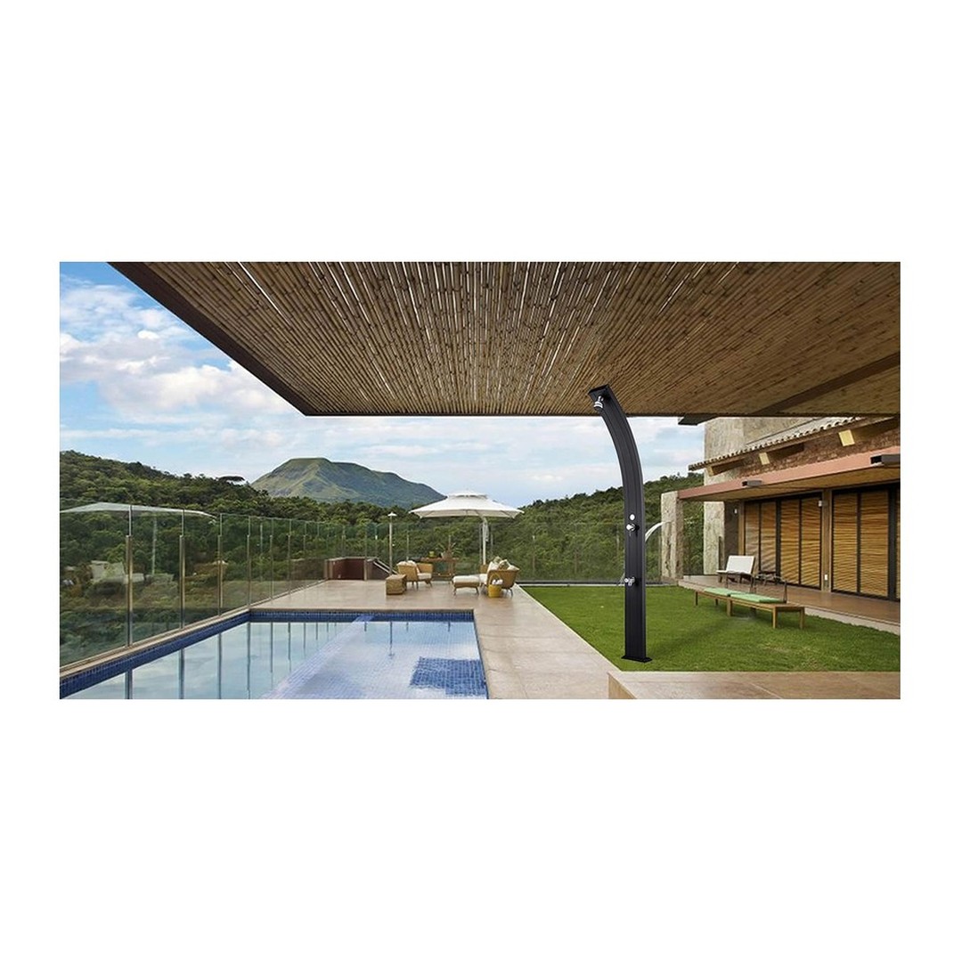 Solární sprcha s oplachem nohou SPRING černá 2