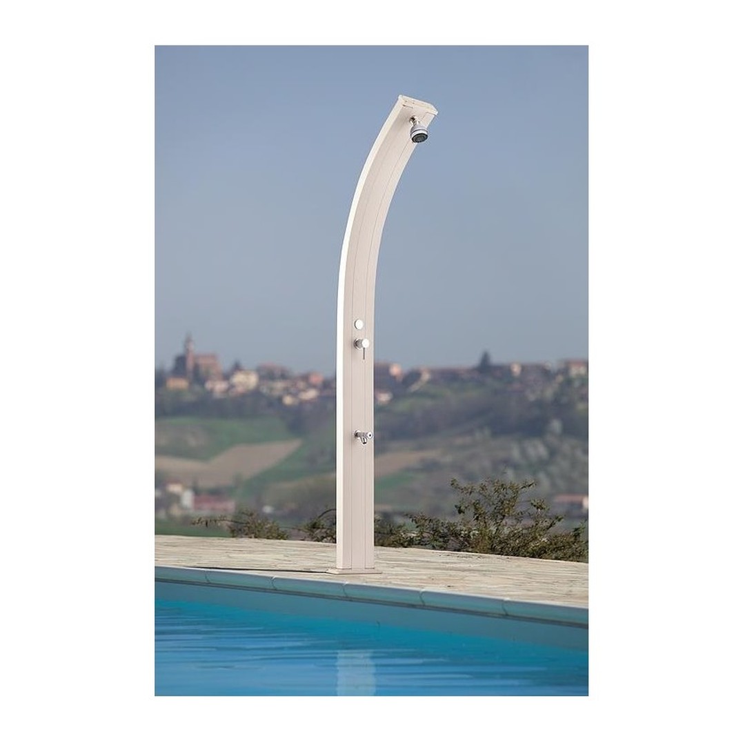 Solární sprcha s oplachem nohou SPRING černá 8