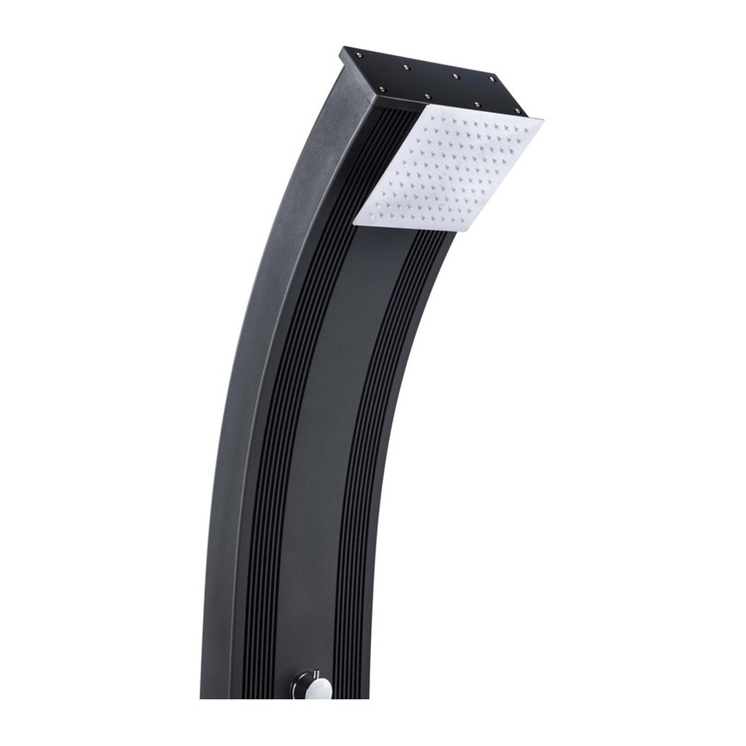 Solární sprcha s ruční sprchou DADA CURVE antracitová 4