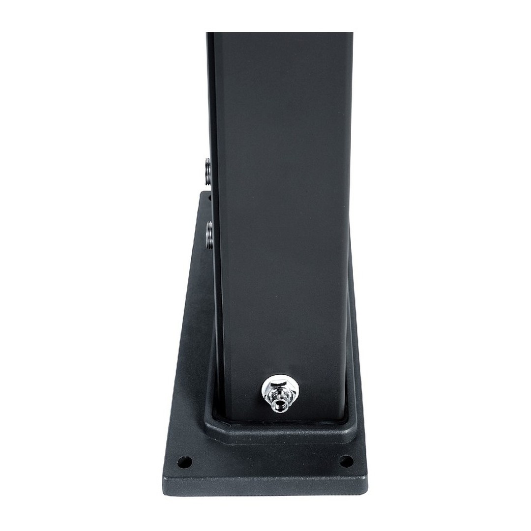 Solární sprcha s ruční sprchou DADA antracit/inox 5