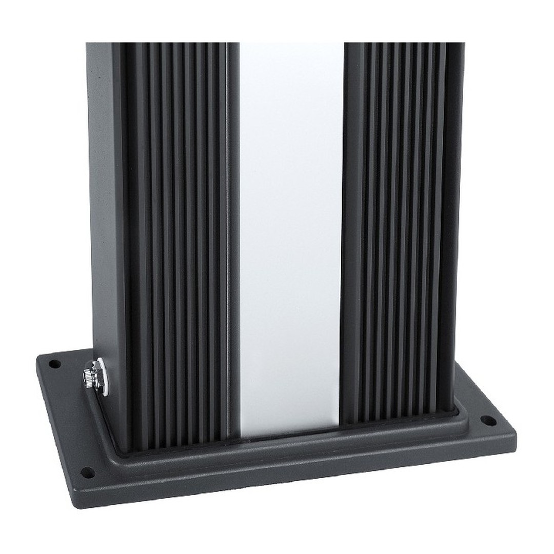 Solární sprcha s ruční sprchou DADA antracit/inox 7