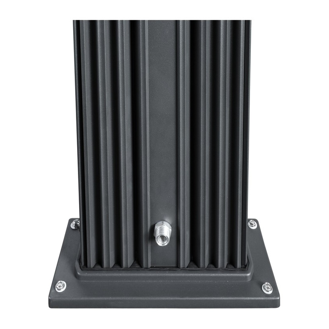 Solární sprcha s ruční sprchou DADA CURVE antracit/inox 6