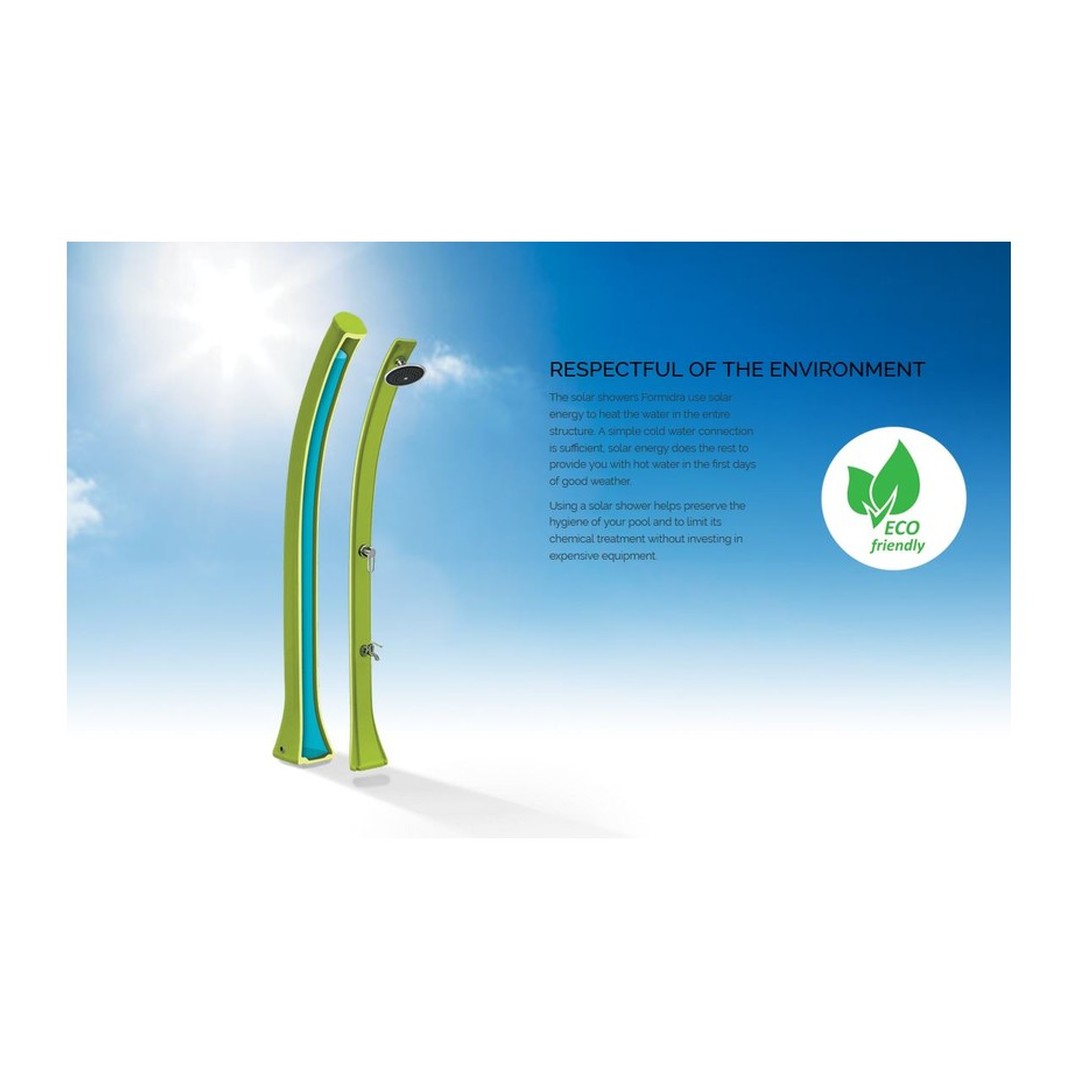 Solární sprcha s oplachem nohou COBRA černá 4