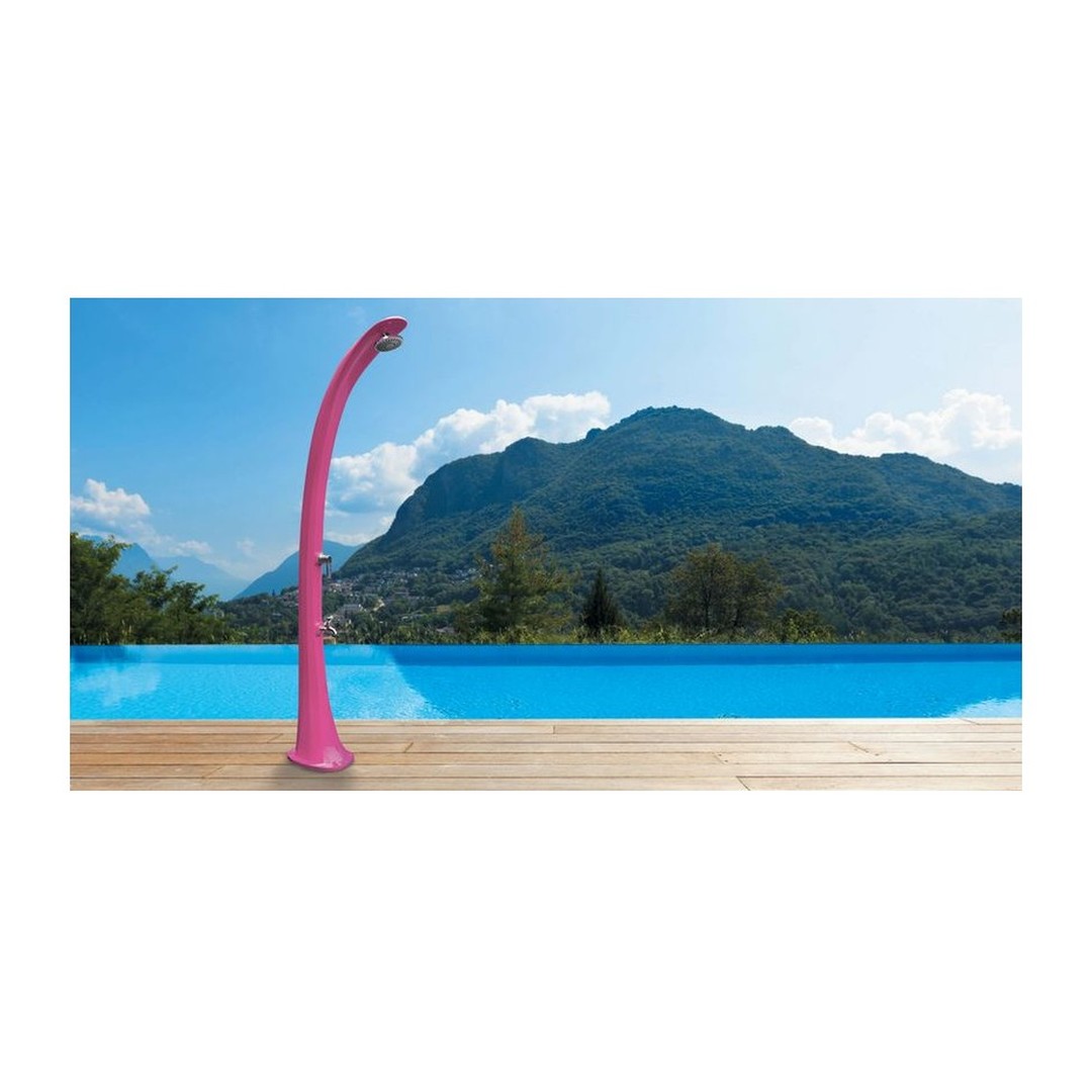 Solární sprcha s oplachem nohou COBRA černá 6