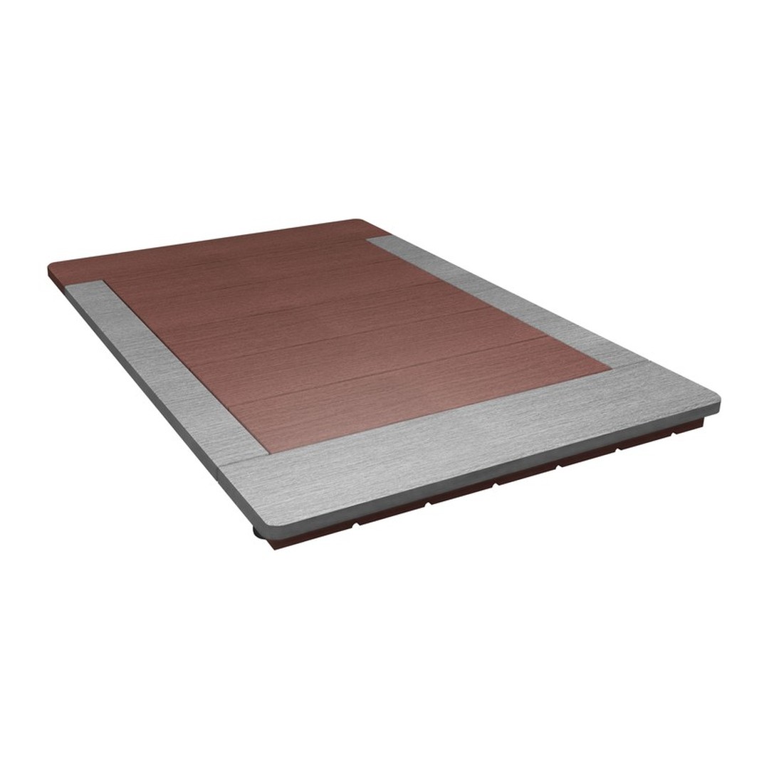 Venkovní sprchový rošt - Tmavě kávová barva 4