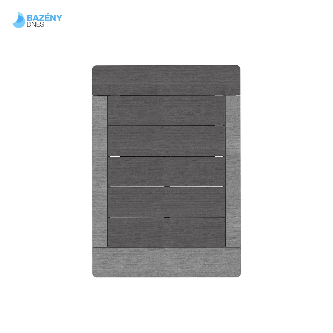 Venkovní sprchový rošt - Tmavě šedá