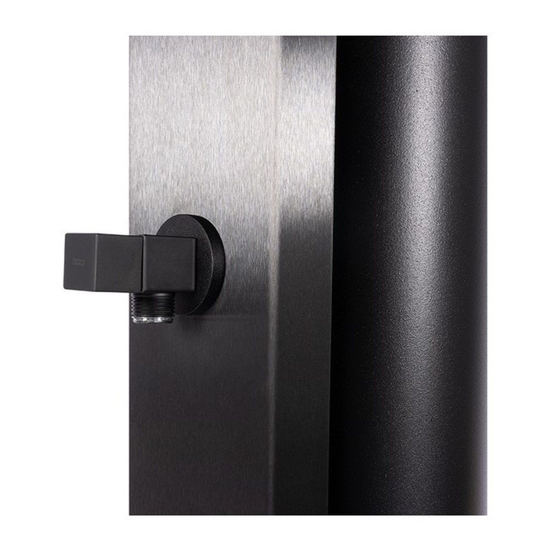 Solární sprcha LUXE DB11 ONYX ČERNÁ s oplachem nohou 3