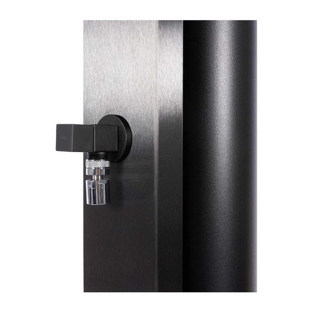 Solární sprcha LUXE DB11 ONYX ČERNÁ s oplachem nohou 4