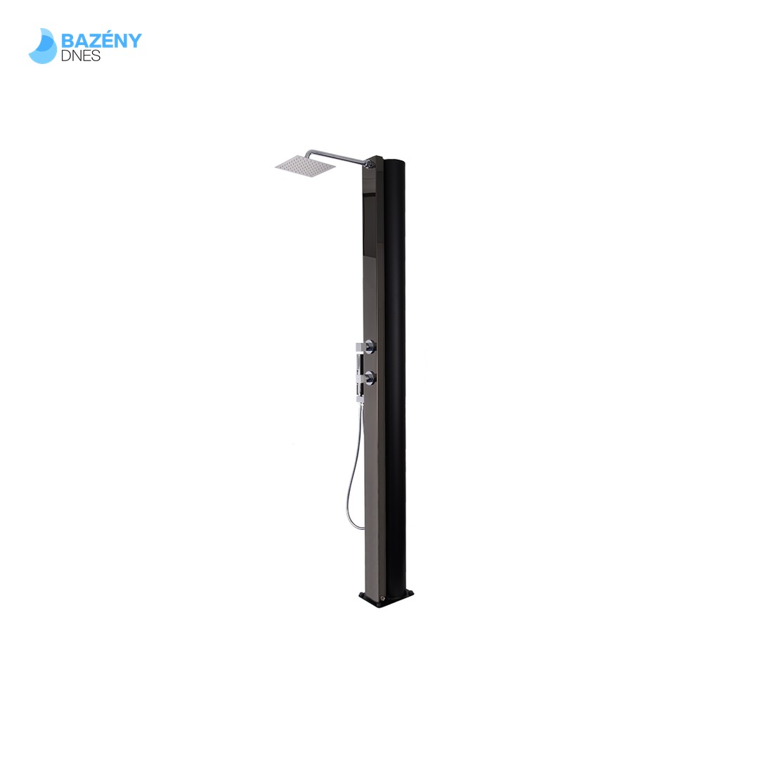 Solární sprcha BORA LUXUSNÍ ČERNÉ ZRCADLO