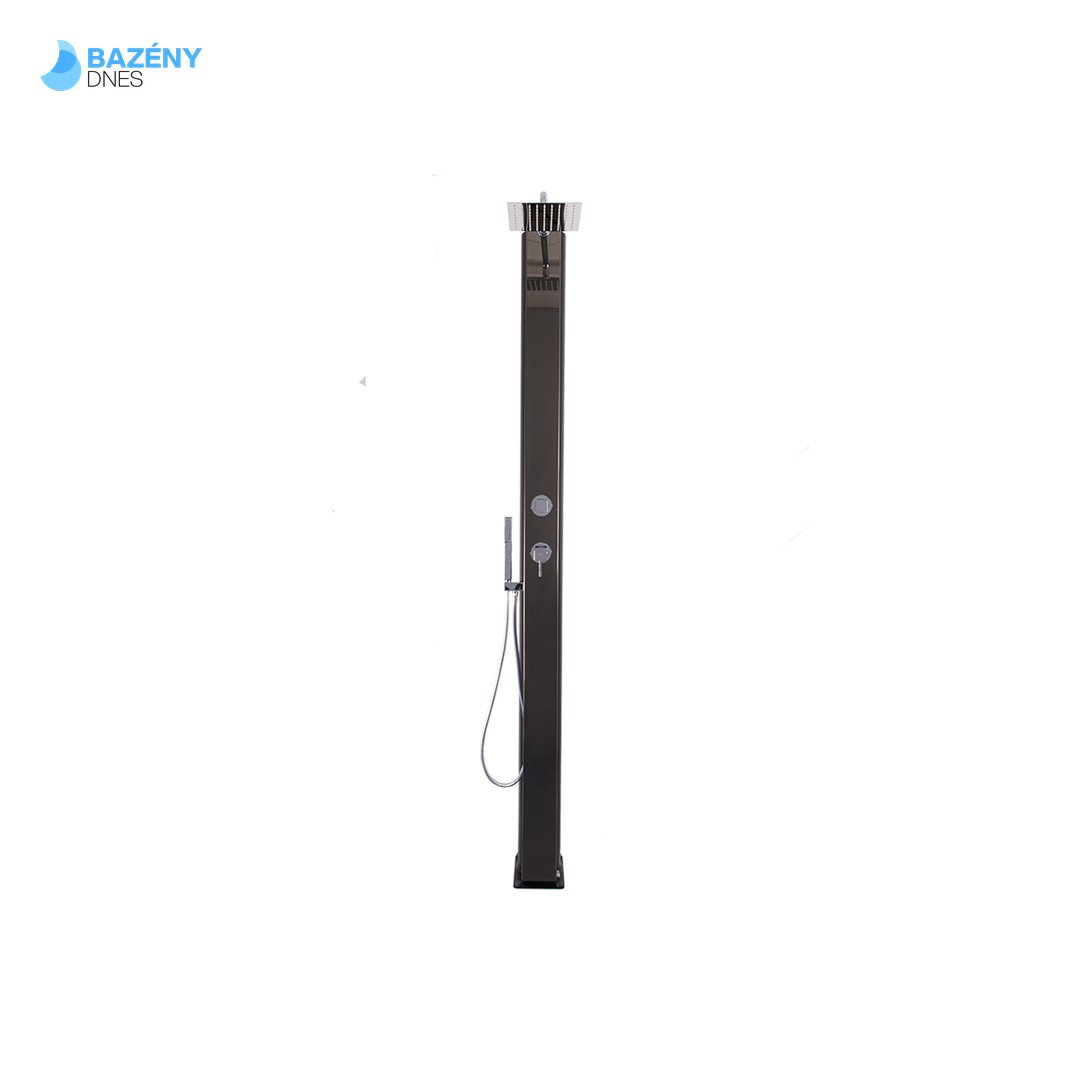 Solární sprcha BORA LUXUSNÍ ČERNÉ ZRCADLO 2