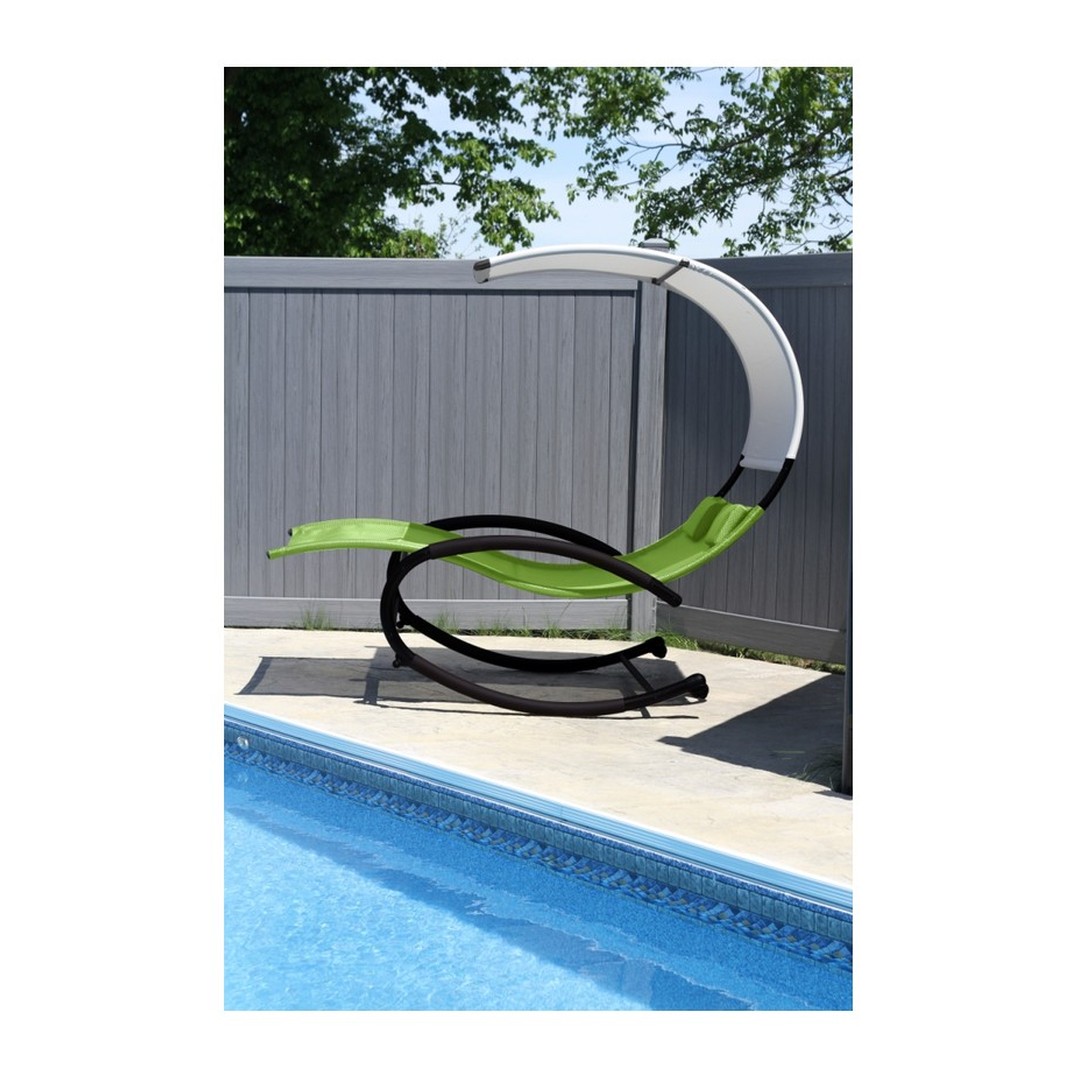 Vivere - Double Chaise Rocker # Green Apple 7