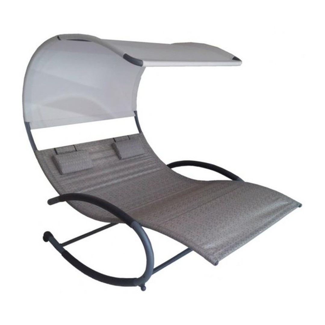 Vivere - Double Chaise Rocker # Sienna