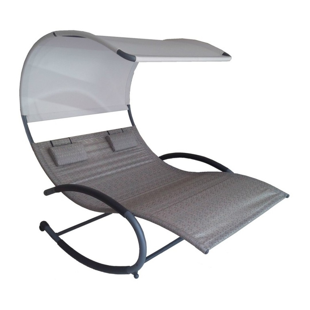 Vivere - Double Chaise Rocker # Sienna 4