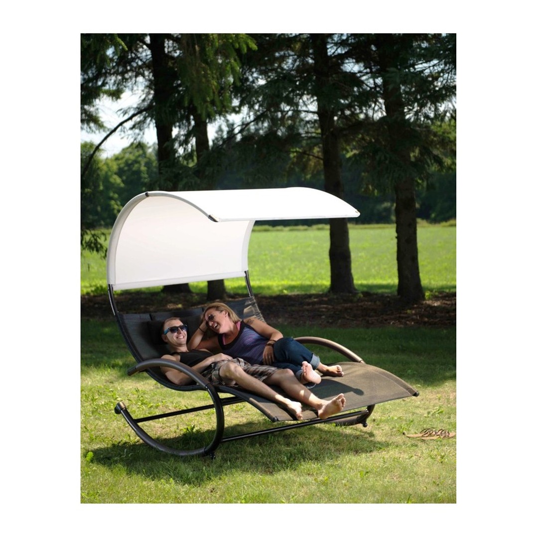 Vivere - Double Chaise Rocker # Sienna 6