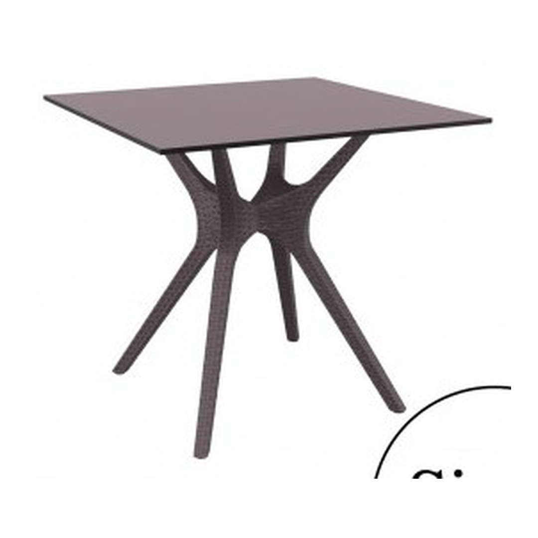 SIESTA EXCLUSIVE; Stůl IBIZA 80 hnědý 3