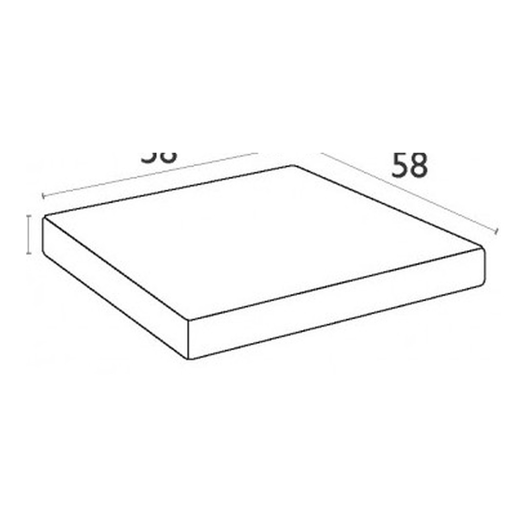 SIESTA EXCLUSIVE; Podsedák ARUBA béžový 2