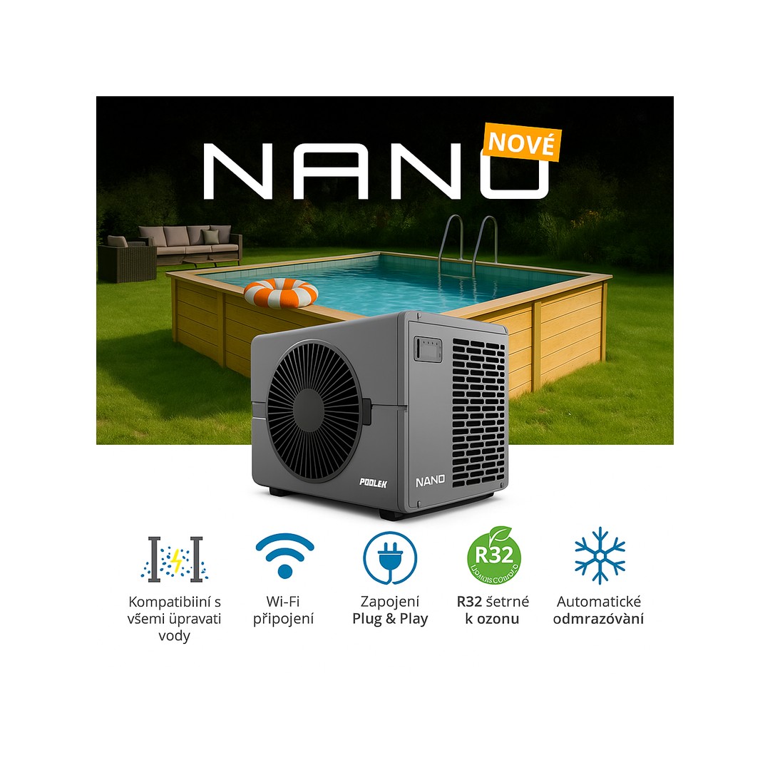 Tepelné čerpadlo Poolex Nano 2026 Reversible 5kW (ON/OFF) 8
