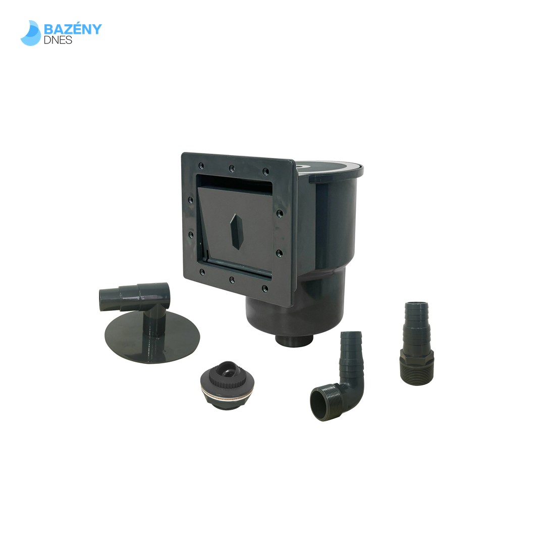 Skimmer stěnový - antracit