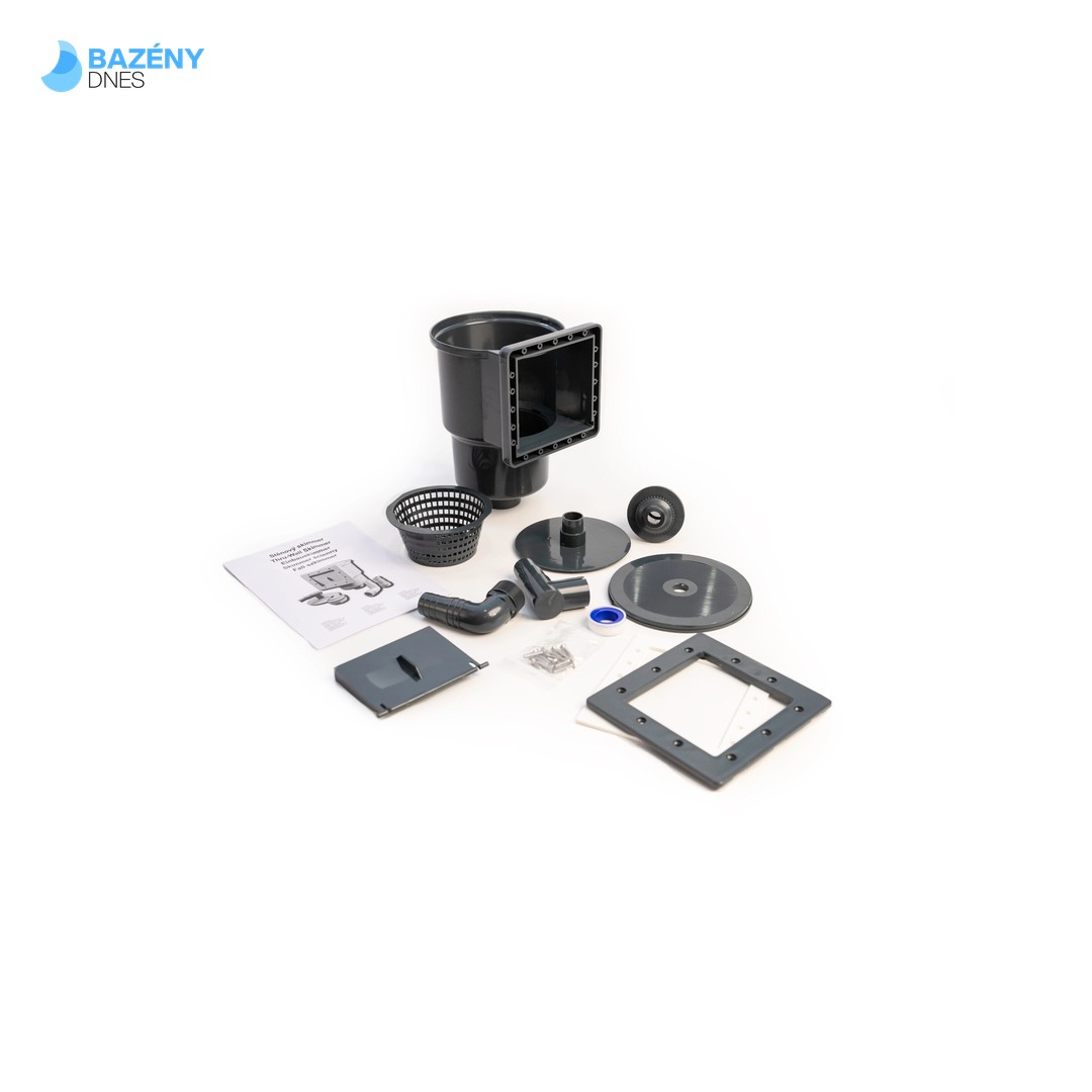 Skimmer stěnový - antracit 2