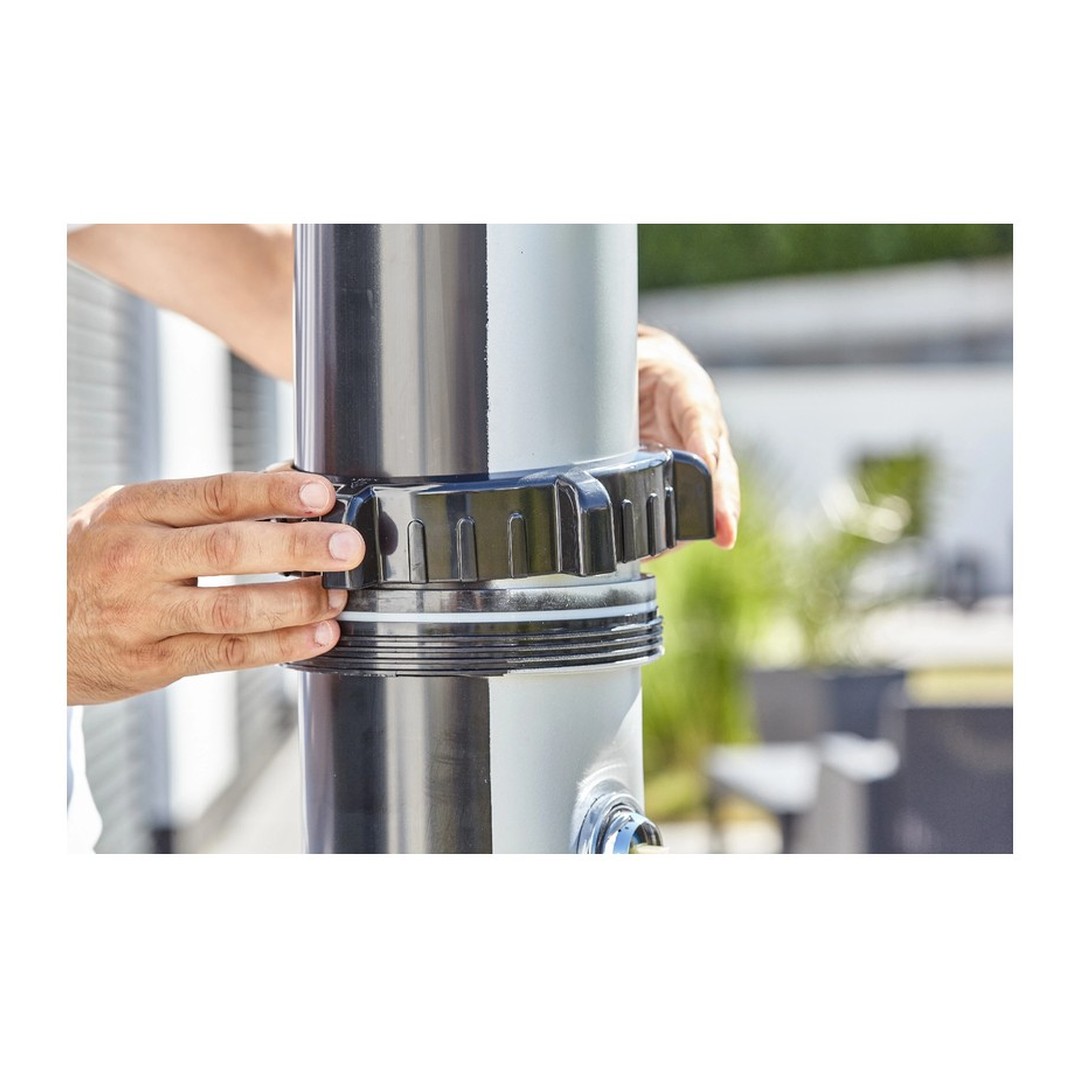 Solární sprcha CF Silver deluxe - dvoudílná 40L 10