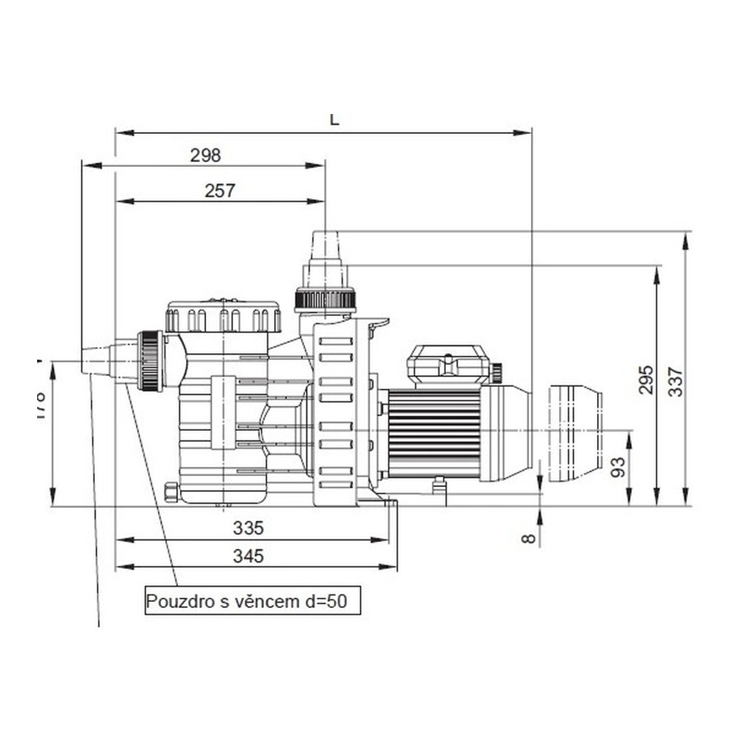 Čerpadlo k pískové filtraci Aqua Plus 11 8