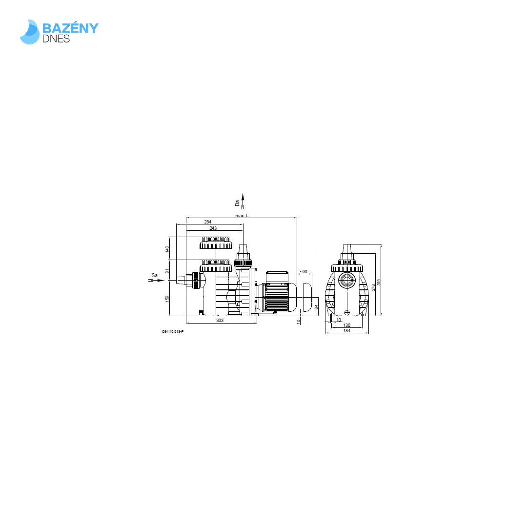 Čerpadlo k pískové filtraci Badu Magic 8 3