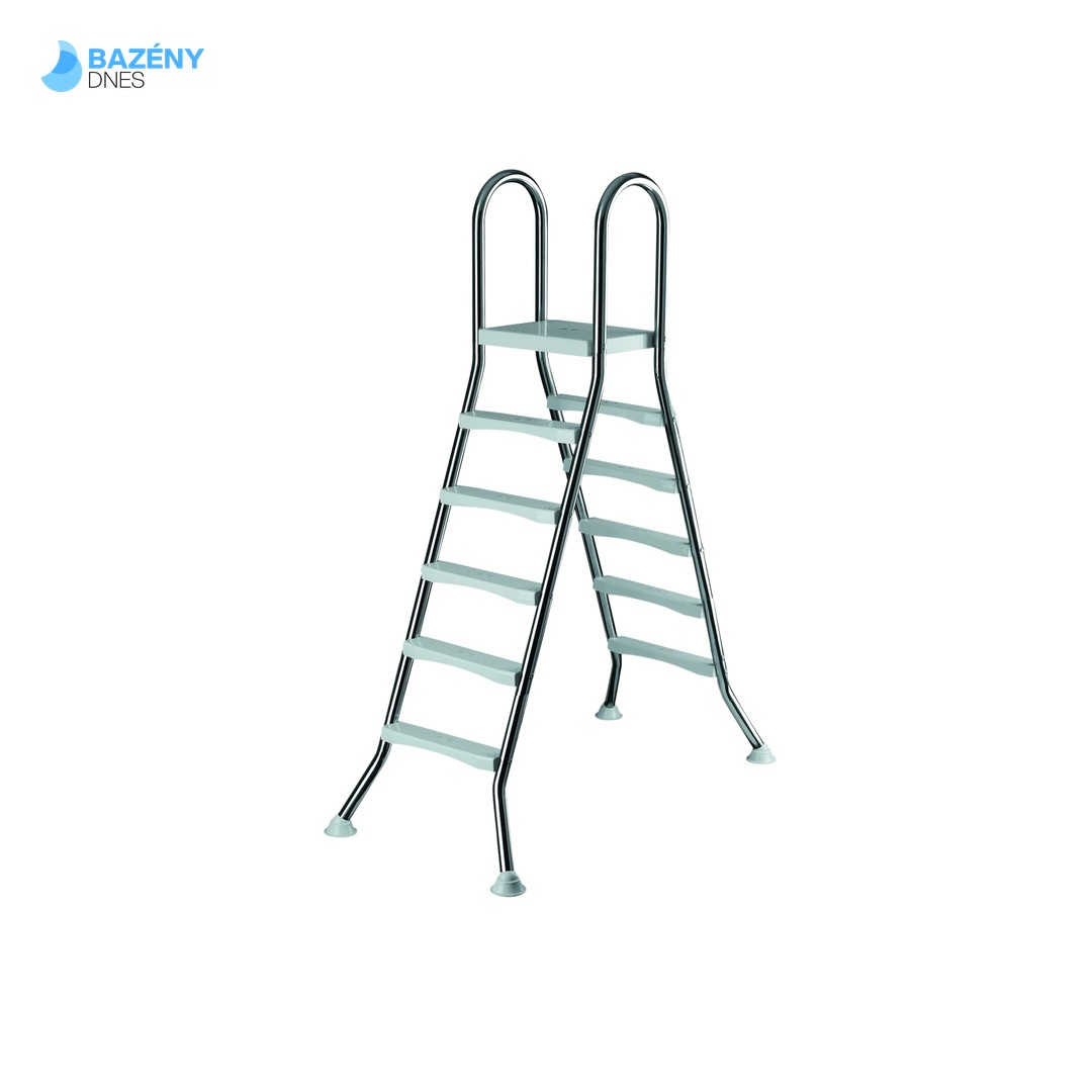 Bazénové schůdky CF 150 cm - nerezová ocel