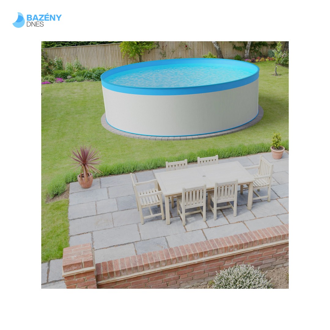 Bazén CF White/Blue - samotný bazén 350 x 90 cm 9