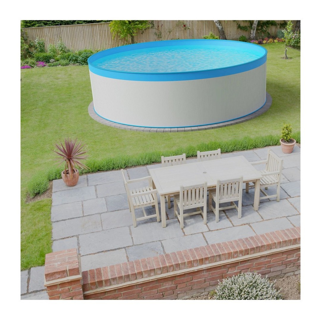 Bazén CF White/Blue - samotný bazén 350 x 90 cm 9