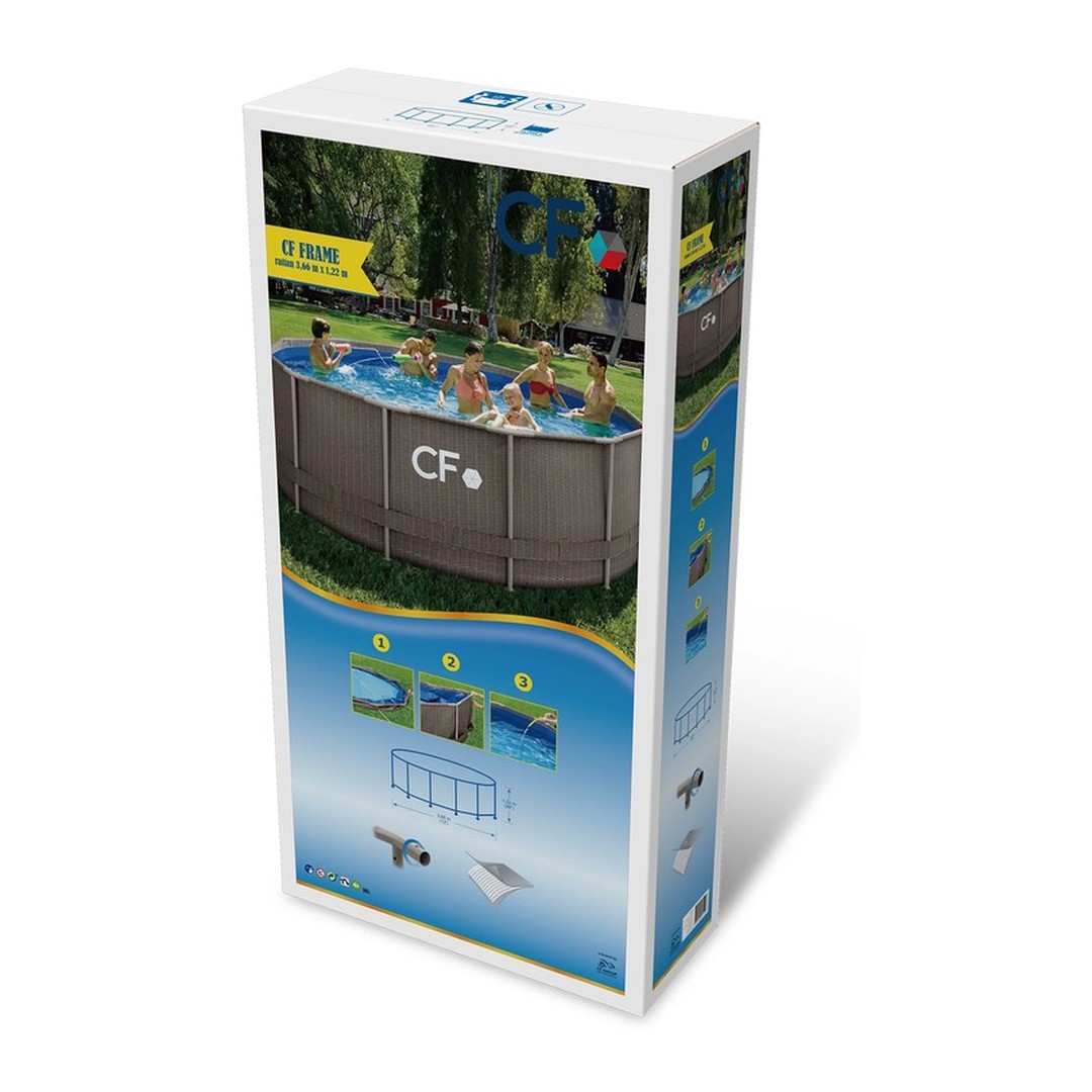 Bazén CF FRAME ratan - 366 x 122 cm 7