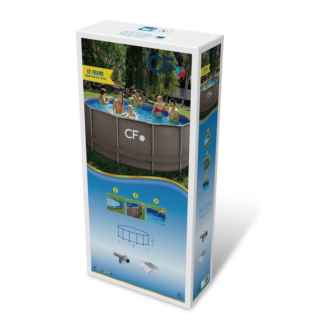 Bazén CF FRAME ratan - 366 x 132 cm 7