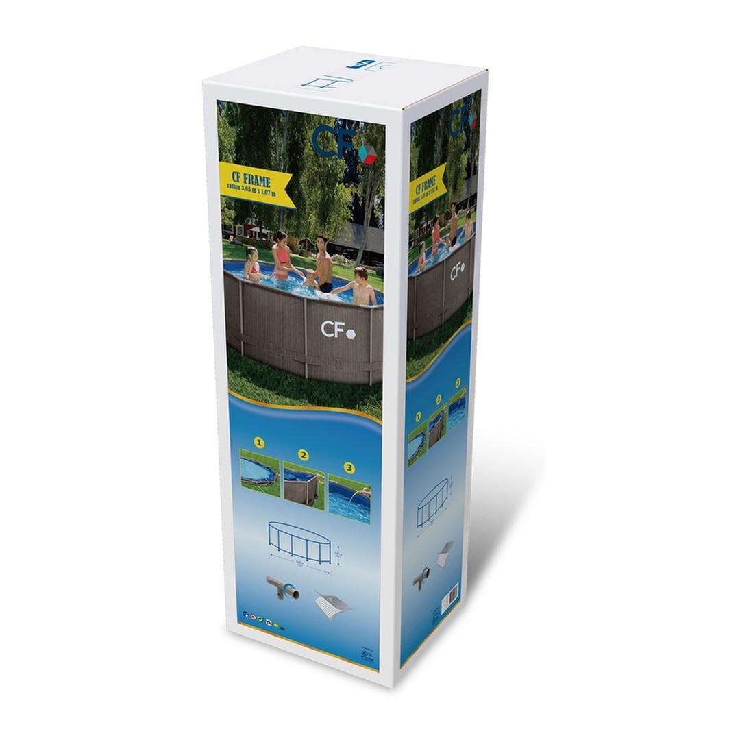 Bazén CF FRAME ratan - 305 x 107 cm 3