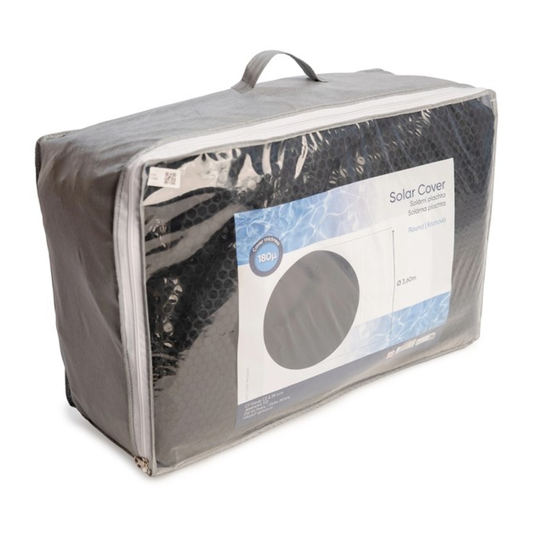 Solární plachta CF pro bazény s průměrem hladiny 3, 6 m ČERNÁ 4