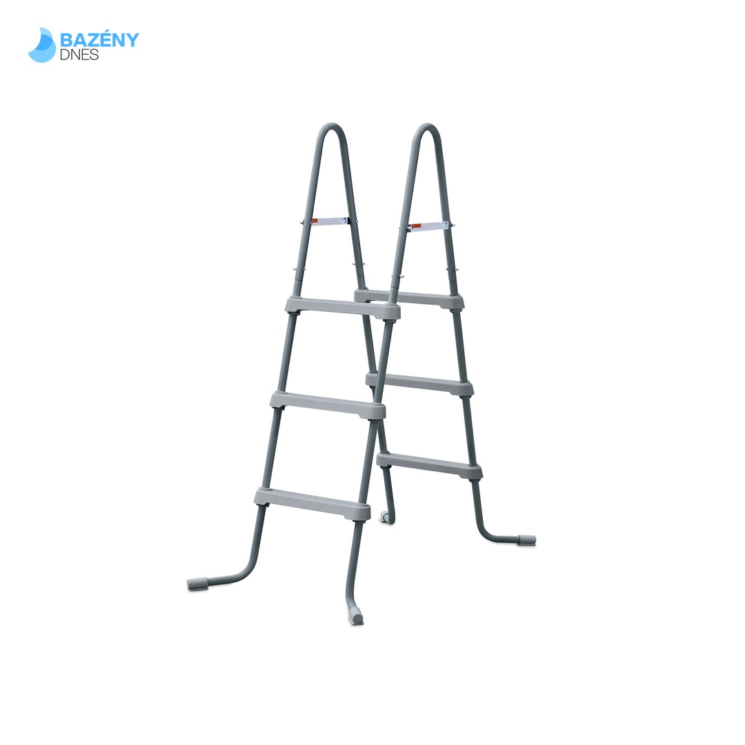 Bazénové schůdky CF pro nadzemní bazény 0, 91 m - šedivé