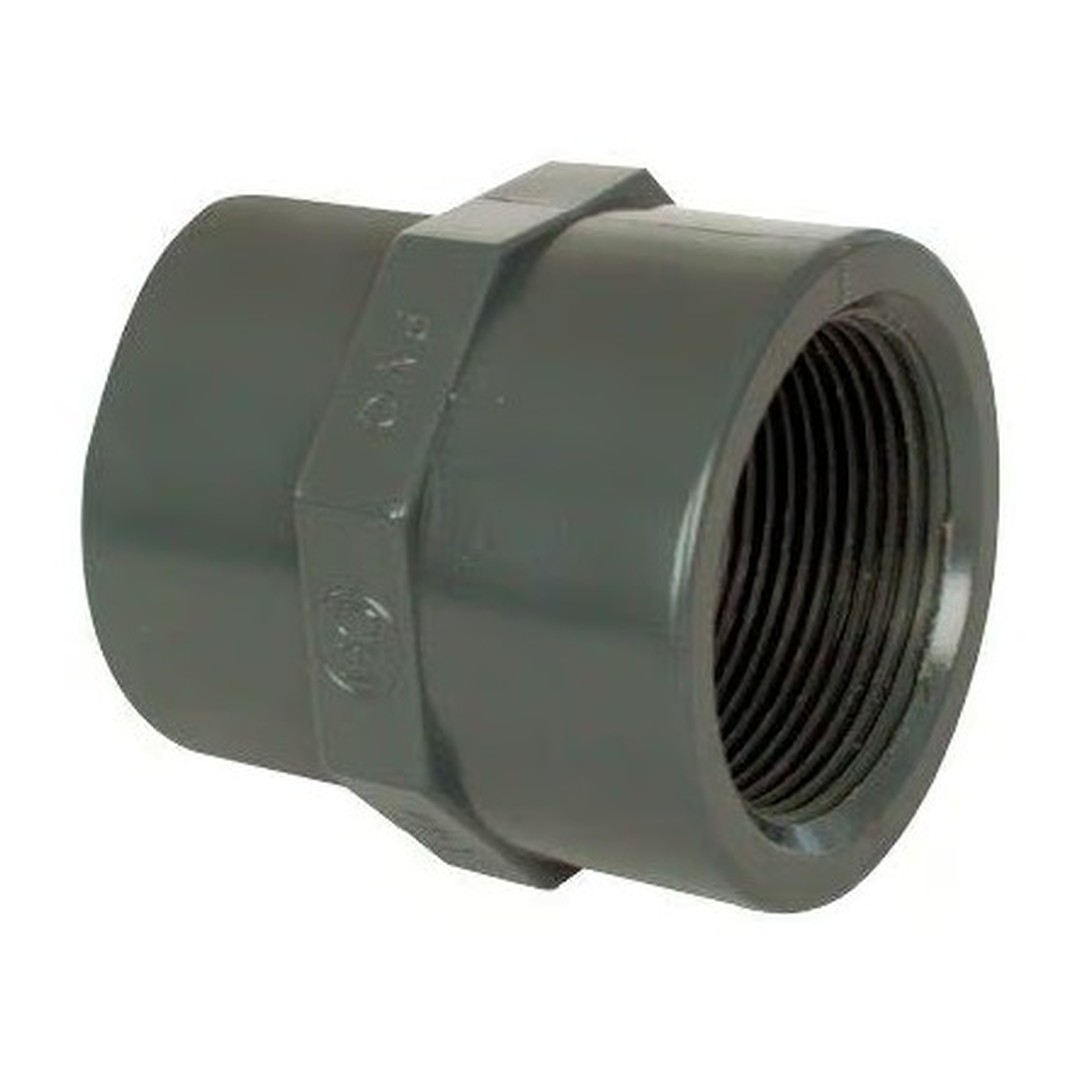 PVC tvarovka - Mufna přechod. red. 32 - - 25 x 1“ int.