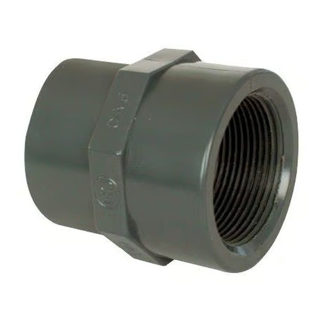 PVC tvarovka - Mufna přechod. red. 40 - - 32 x 1 1/4“ int.