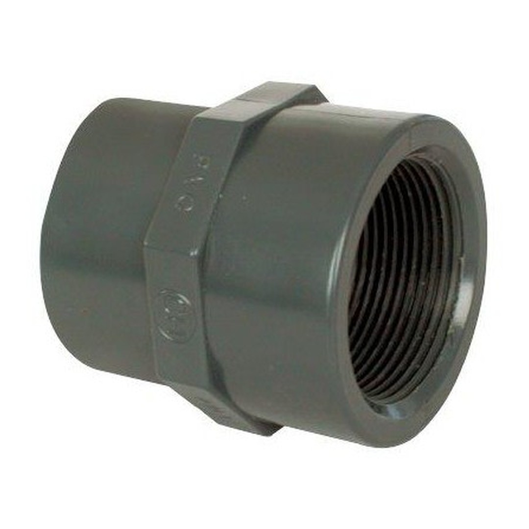 PVC tvarovka - Mufna přechod. red. 90 - - 75 x 2 3/4“ int.