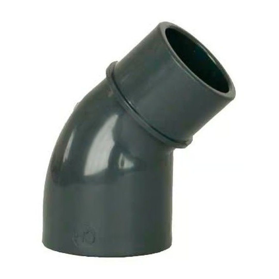 PVC tvarovka - Úhel 45° 50 int. x 50 ext.